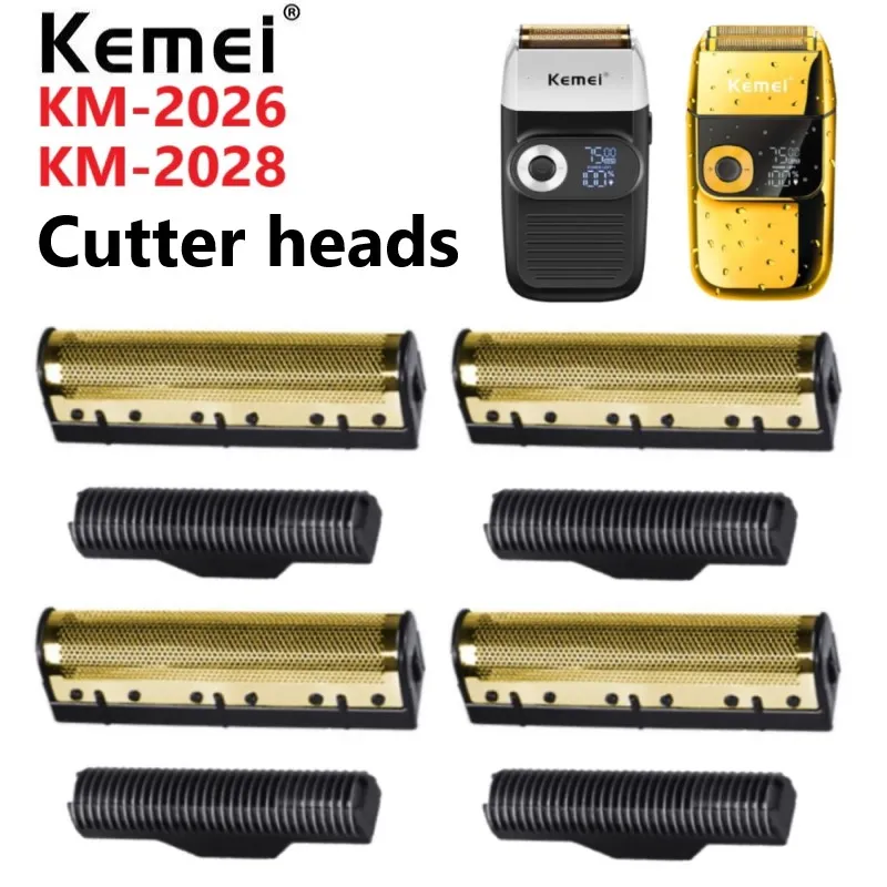 Kemei Original Electric Shavers Blades Golden FB B Net and Cutter Head Suitable  - £18.68 GBP