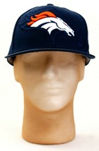 New Era 59Fifty Blue NFL Denver Broncos Fitted Hat Cap Adult NWT - £39.30 GBP