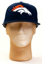 New Era 59Fifty Blue NFL Denver Broncos Fitted Hat Cap Adult NWT - £39.50 GBP