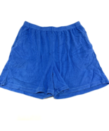 Terry Cloth Shorts by Collections Etc Size Medium Blue - $16.73