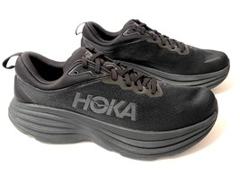 Hoka One One Men’s Bondi 8 Size 10.5 Running Shoes Black/Black - Display - £82.63 GBP