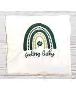 Feeling Lucky St Patrick T Shirt, St Patrick Shirt,  Girls St. Patrick T... - £18.85 GBP
