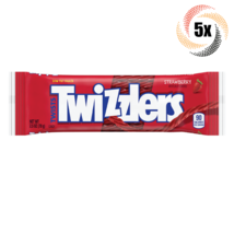 5x Packs Twizzlers Strawberry Flavored Licorice Twists Low Fat Candy | 2.5oz - £11.22 GBP