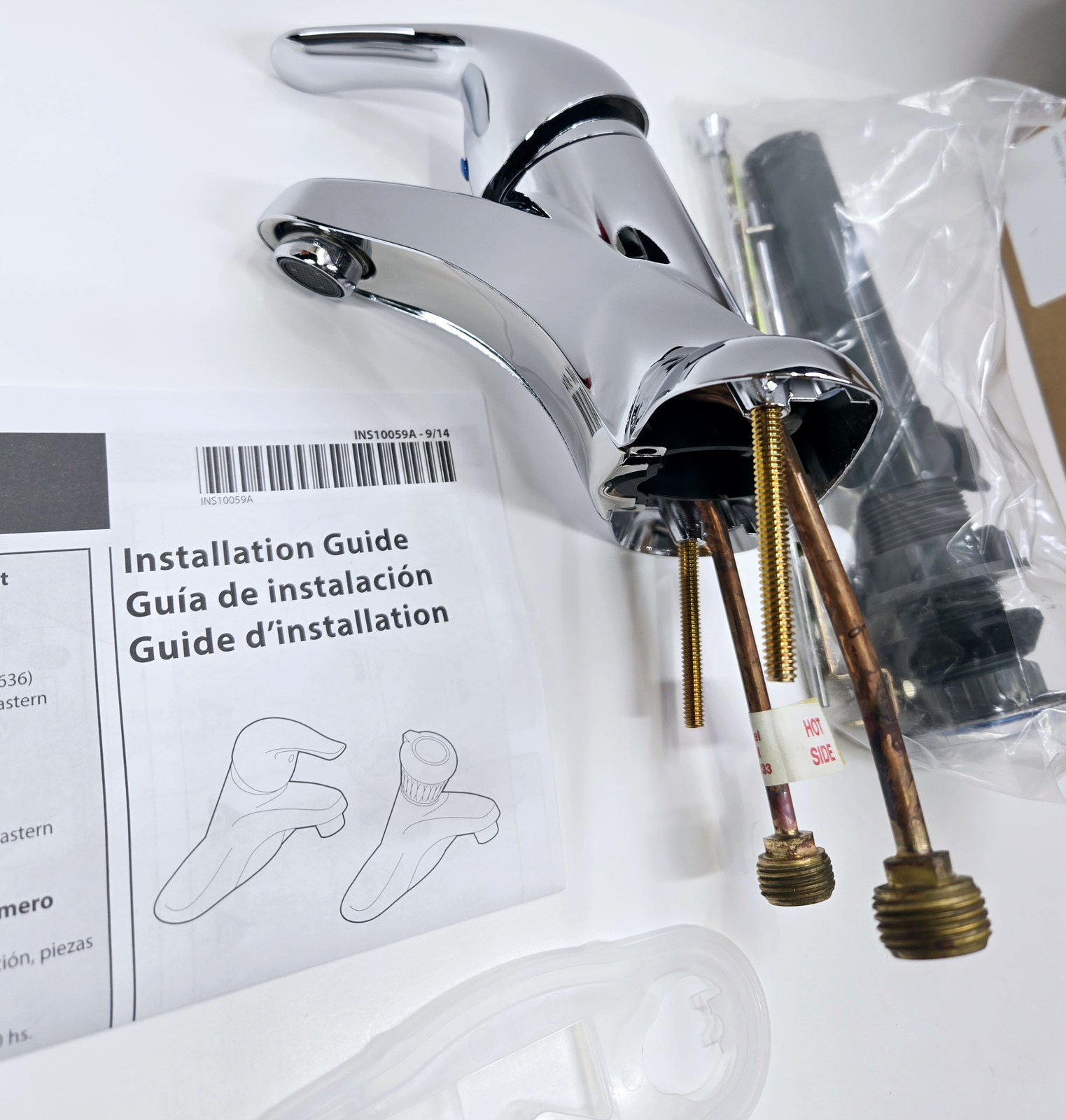 Moen WS84503 Adler Single-Handle Low Arc Centerset Bathroom Faucet - Chrome - $48.90