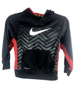 Nike Youth Size XS Red And Black Hooded Pullover Sweatshirt Therma-Fit - $4.48