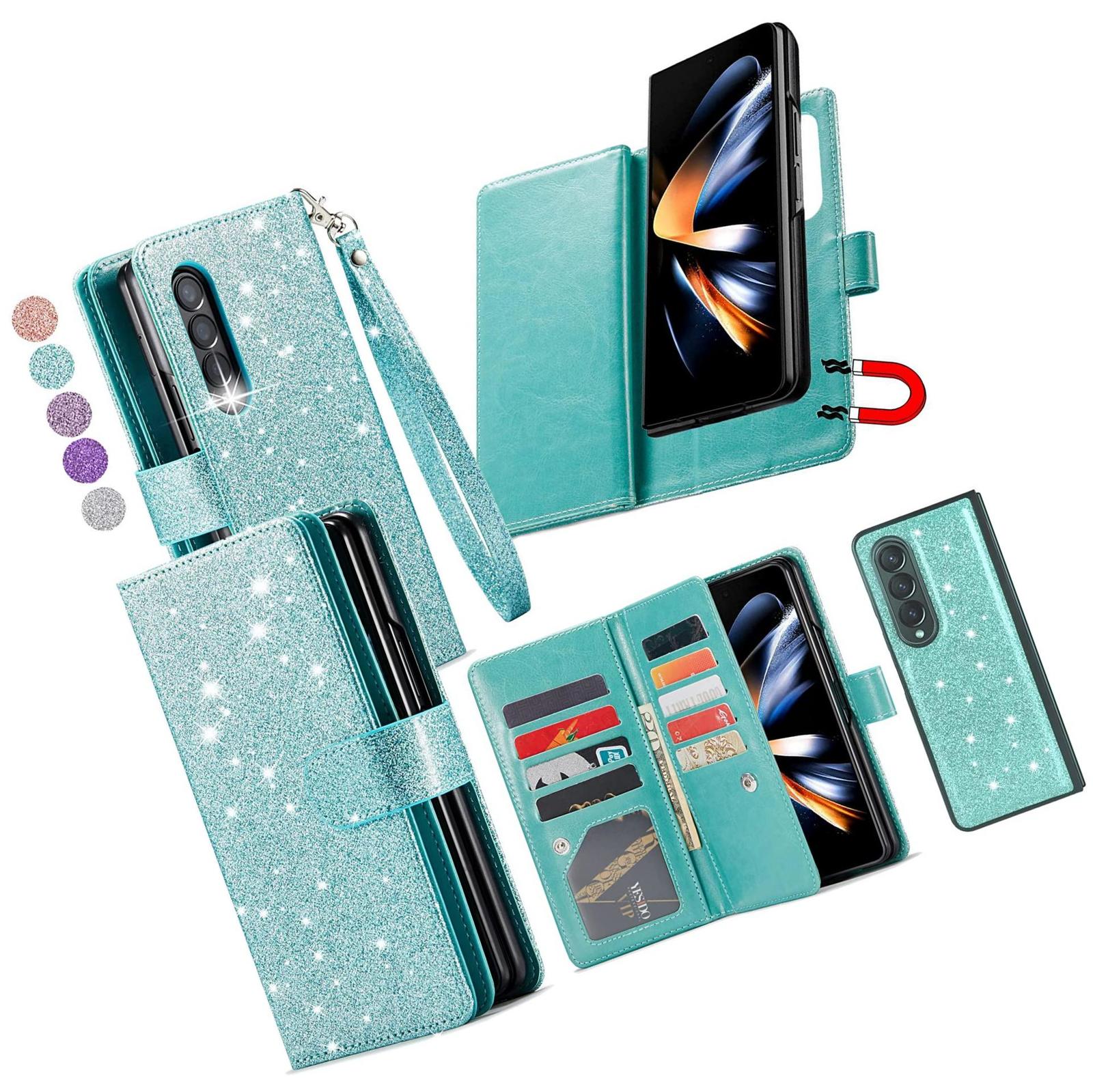 Fold 4 Case Galaxy Z Fold 4 Case Wallet with 9 PU