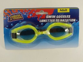 Spash-n-swim GOGGLES adult lime  new sealed package - £3.60 GBP