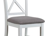 Antique White Dining Chair With A Side By Powell Furniture. - $145.97