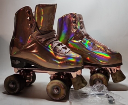 Angels Skates - Angel Dust Holographic Rose Roller Skates Women’s / Girl... - £43.01 GBP