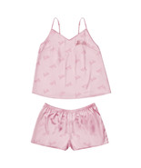 Pepco Barbie Mattel Women&#39;s Pink Satin Top + Shorts + Scrunchie Pyjamas ... - €112,11 EUR
