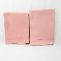 Restoration Hardware Channel Stitch Pink Quilted 2-PC Standard Shams - £53.47 GBP