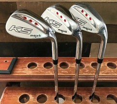 DEMO RH Majek Golf Senior Men&#39;s Wedge Set 52° GW/56° SW/60° LW Steel 55-... - $146.95