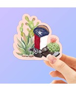 Cactus and Cowboy Boots Texas Sticker - €3,41 EUR