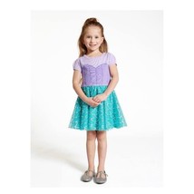 Disney Princess Girls Little Mermaid Ariel Cosplay Dress Disney World 2T - £11.84 GBP