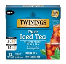 Twinings Earl Grey Black Tea Individually Wrapped Bags, 20 Count (Pack o... - $6.95