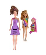 Set of 3 Barbie Dolls Princess Power Talking Corinne, Team Stacie, Merma... - $369.09 MXN