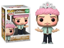 Parks and Recreation Andy as Princess Rainbow Sparkle POP Figure Toy #1147 FUNKO - £6.94 GBP