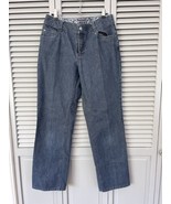 Liz Claiborne Straight Leg Dark Wash Blue Jeans Size 6 Denim - $14.54