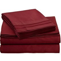 Queen Size Royal Collection 1900 Thread Count Bamboo Quality Bed Sheet Set With  - £31.19 GBP