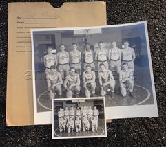 1940s? Vintage Allentown High School Basketball Team Photo Id&#39;d Elmo Jackson Etc - £50.58 GBP