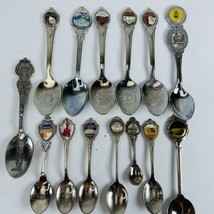 Vintage Spoons Lot Of 14 Collectors Souvenir Spoons New England States Northeast - £16.08 GBP