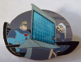 Disney Pixar The Incredibles Limited Edition 3000 Mr Incredibles and Mirage pin - £12.66 GBP