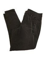 Lularoe Womens Stretch Twill Jeans 36&quot; (20) Black High-rise Straight Dis... - £17.81 GBP