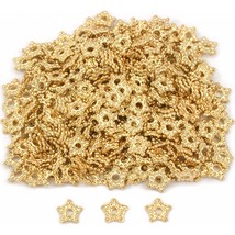 Star Bali Spacer Beads Gold Plated 5mm New Approx 160 - £11.93 GBP