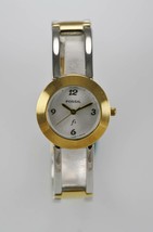 Fossil F2 Reloj Mujer Plata Oro Acero Inoxidable Agua Resistente Blanco Cuarzo - £27.80 GBP