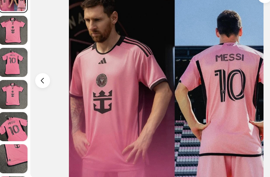 JE9741 medium $130 ADIDAS INTER MIAMI CF 24/25 LIONEL MESSI #10 HOME JERSEY Item image 2