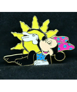 Disney 2004 Lanyard Pin Series Minnie Mouse Laying In The Sun  Pin #25464 - £10.32 GBP