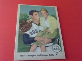 1959 FLEER  TED WILLIAMS # 64    DAUGHTER + DADDY      NEAR  MINT  OR  B... - £70.60 GBP