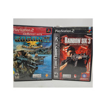 SOCOM US Navy Seals Greatest Hits &amp; Rainbow Six 3 Playstation 2  Video Game - £17.74 GBP