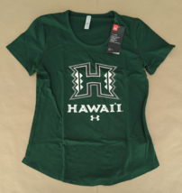 Under Armour NCAA Hawaii Rainbow Warriors Womens Charged Cotton Tee Sz S... - $13.86