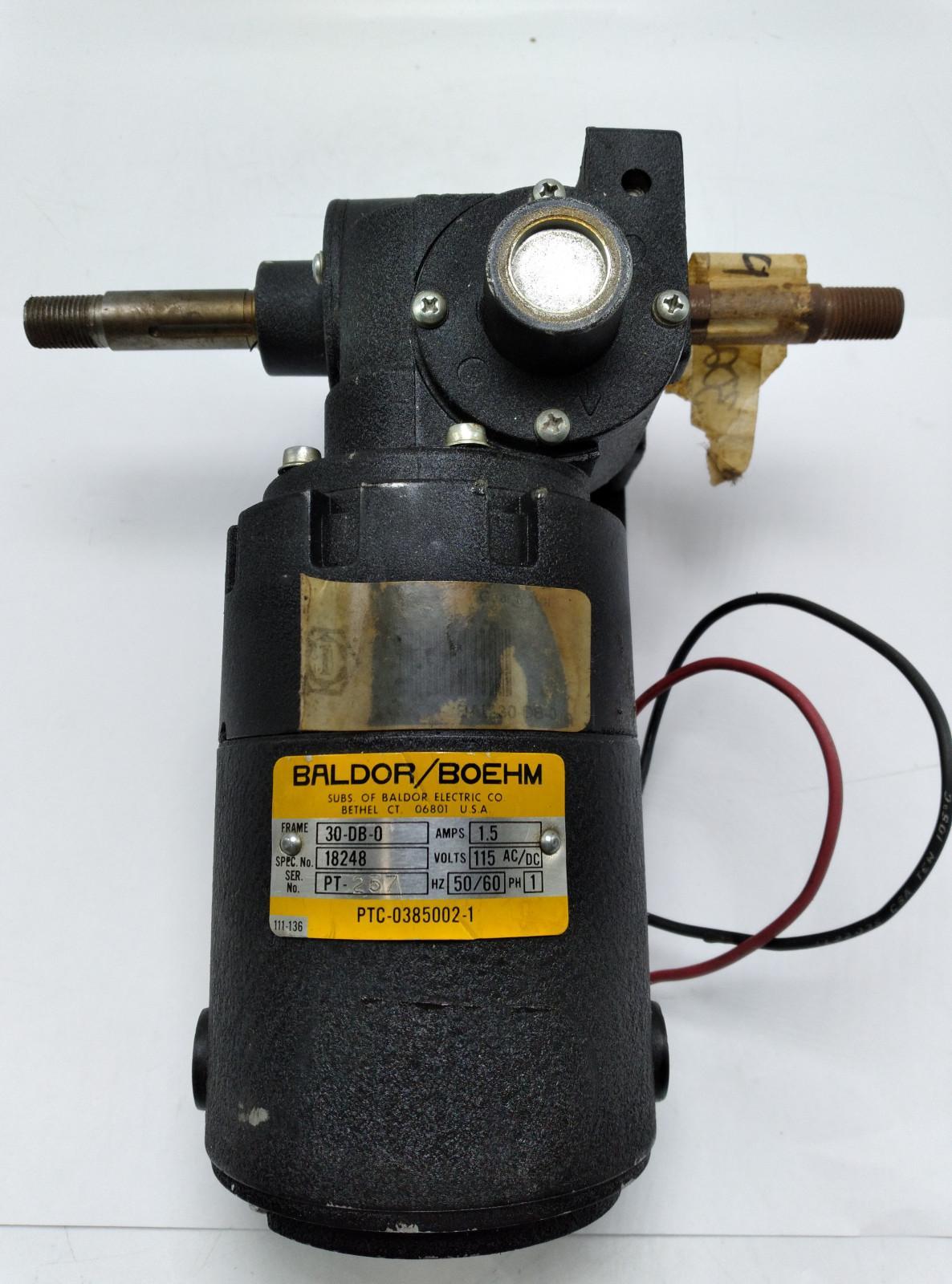 Baldor PTC-0385002-1 Synchronous Motor  - $214.00