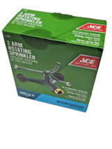 New Ace 3 Arm Rotating Metal Sprinkler - $9.75