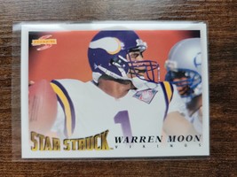 1995 Score #220 Warren Moon - Star Struck - NFL - Fresh Pull - £1.40 GBP