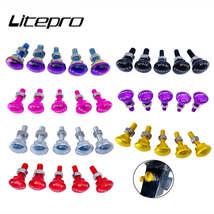 Litepro For Birdy 2 3 Bicycle Front Wheel Fixing Screw Aluminum Alloy  F... - £15.73 GBP+