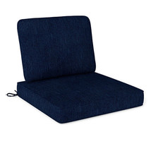 2-Pack Outdoor Patio Cushion Set with Removable Covers-Navy - Color: Navy - $105.43