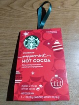 Starbucks Peppermint Hot Cocoa Mix Makes 2 Cups - £3.59 GBP