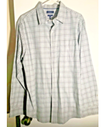 Mens Easy Care long sleeve shirt size large Gray - £6.66 GBP