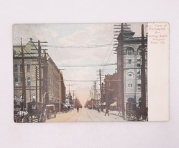 Newport News VA Washington Ave Looking North Early 1900&#39;s Postcard Unpos... - £7.61 GBP