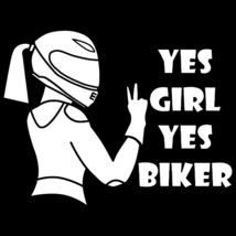 Cool Girl Rider Car Decorative Waterproof Stickers - £21.97 GBP+