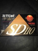 TDK SD110 Minutes High Bias Type II Cassette New Sealed - $10.89