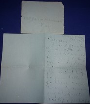 Vintage Small Letter &amp; Envelope Dated 1914 - $4.09 CAD