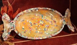 Fun Funky Candy Dish Tray Unique Treats Papers Keys Collections Gift Hom... - $12.95