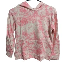 Kids Pink &amp; White Tie Dye Print Hoodie Cat And Jack Size M New With Tags - £6.69 GBP