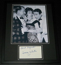 Jesse White Signed Framed 11x14 Photo Display Twilight Zone w/ Carol Burnett - £63.30 GBP