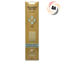 4x Packs Gonesh Extra Rich Incense Sticks Ocean Scent | 20 Sticks Each - $12.06