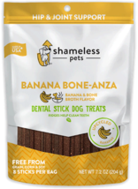 Shameless Pets Dental Sticks Bone Anza 7.2oz - £21.97 GBP